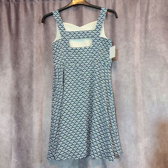 Girl's Pastourelle By Pippa & Julie Floral Print Dress, Size 14 - Blue - Picture 3 of 6